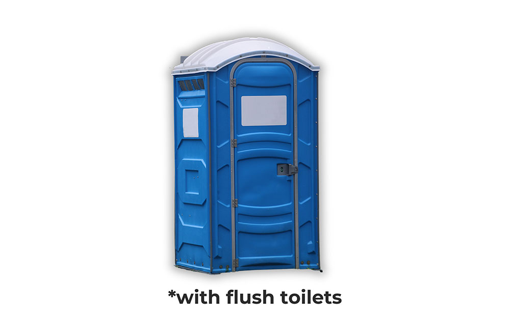 flushable porta potty rental