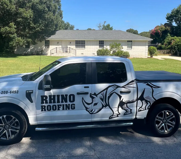 Truck parked on residential street 768x673